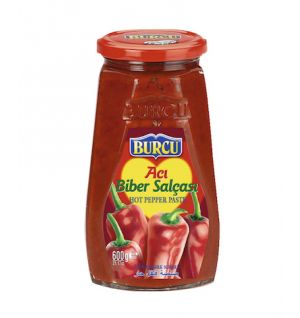 BURCU HOME MADE PEPPER PASTE HOT 630g