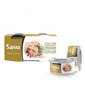 SASU CANNED TUNA IN SUNFLO. OIL (MULTI) (2x160g)