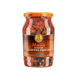MELIS PICKLED ROASTED JALAPENO PEPPERS 370ml